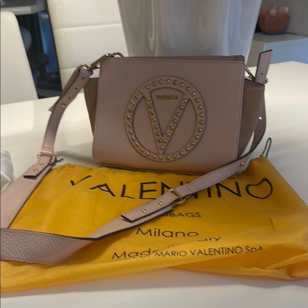 Valentino Pink Crossbody  Bag Medium Size
